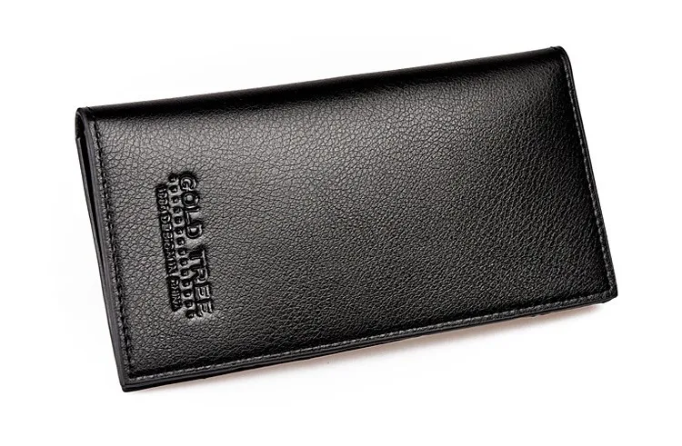 Мужской Длинный кошелек клатч из натуральной кожи мужские бумажники держатель