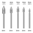 Набор сверл для резьбы по дереву, 5 шт.