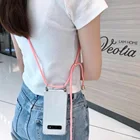 Чехол на шнурке для Samsung Galaxy J8 2018 J4 plus J810 J5 J7 J2 Prime A5 A7 A8 G530 J5 2016 противоударный чехол из ТПУ с ремешком