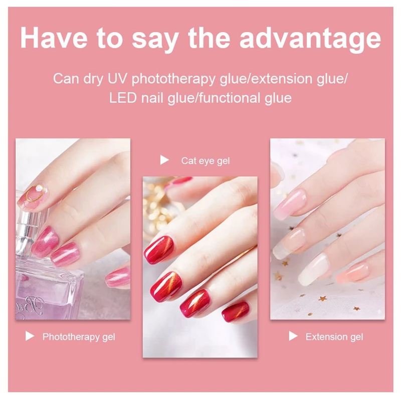 

160W UV LED Lamp Nail Dryer for Curing All Gel Polish Drying Smart Sensor Timing Nail Lamp