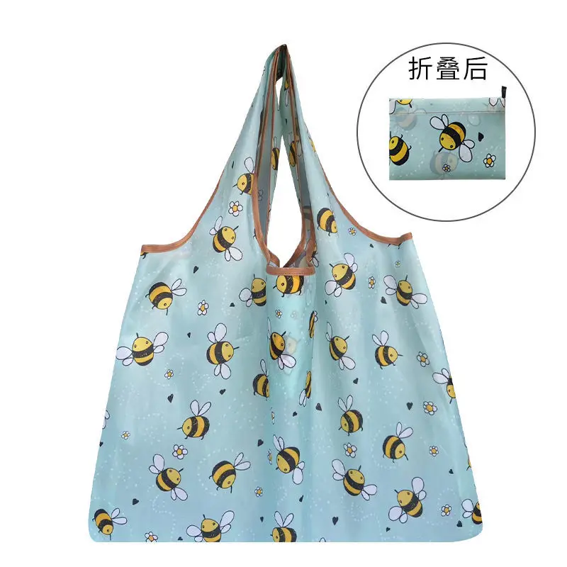 

Shopping BagWear-resistant Oxford cloth large capacity portable foldable reusable cloth bag environmental protection tote