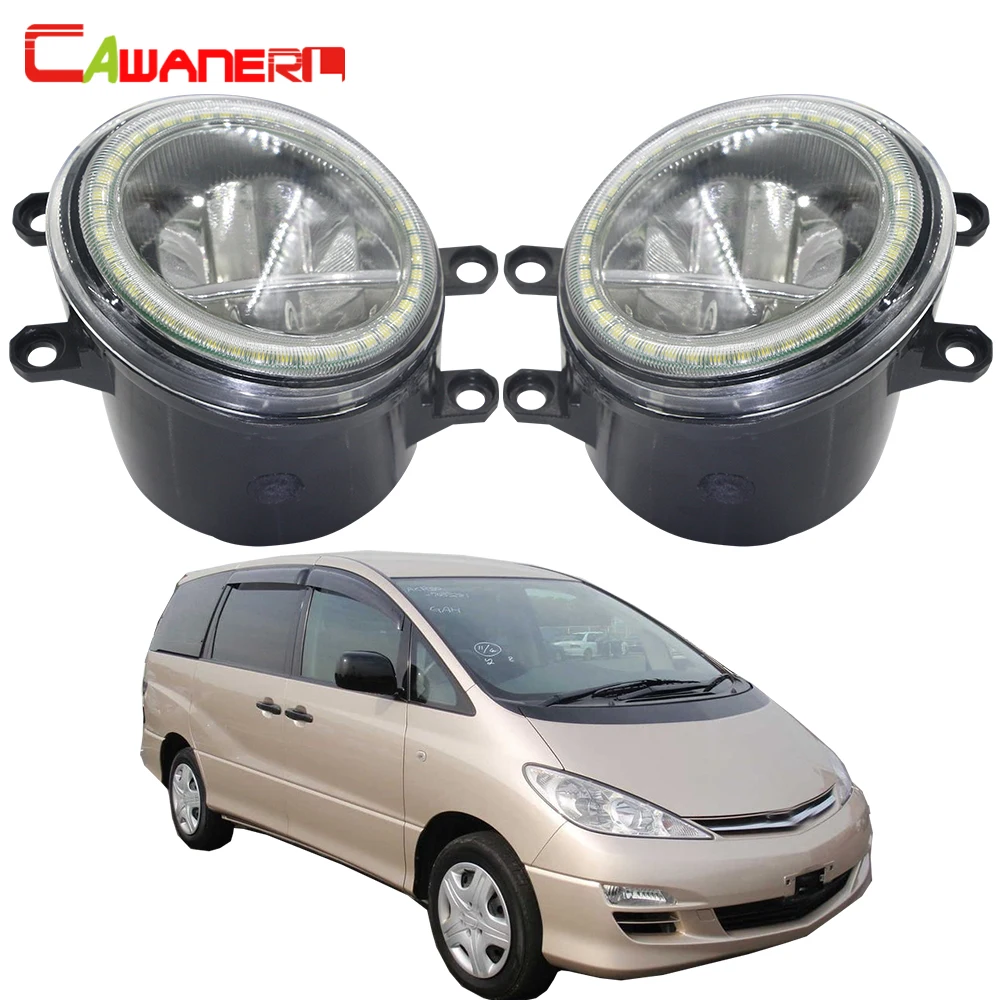 Cawanerl для Toyota Estima 2000 2001 2002 2003 2004 2005 2006 автомобиля 4000LM светодиодный туман светильник