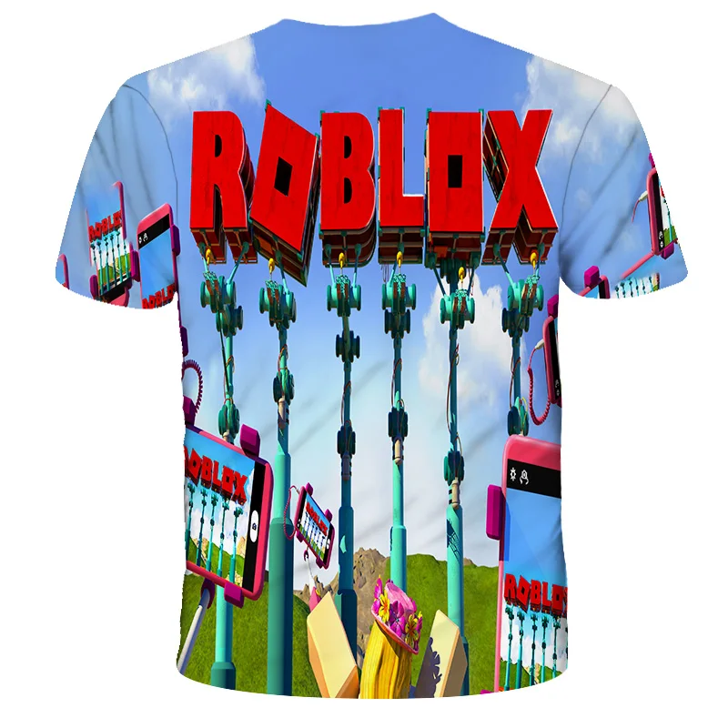 

Los nuevos nios Robloxing Cosplay camiseta jersey de moda de ocio Tops de nios nias regalo de Navidad 2021 ropa de verano par