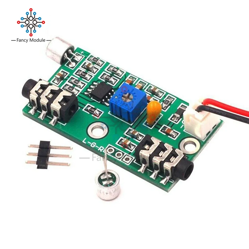 Модуль усилителя микрофона регулируемый аудио усилитель цепи сигнала