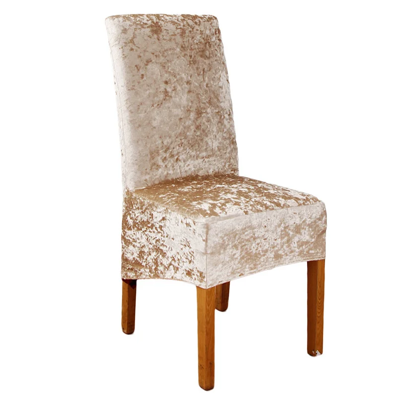 

Super Soft Velvet Fabric Chair Cover Universal Size Stretch Slipcovers Elastic Seat Chair Covers Restaurant Banquet Hotel