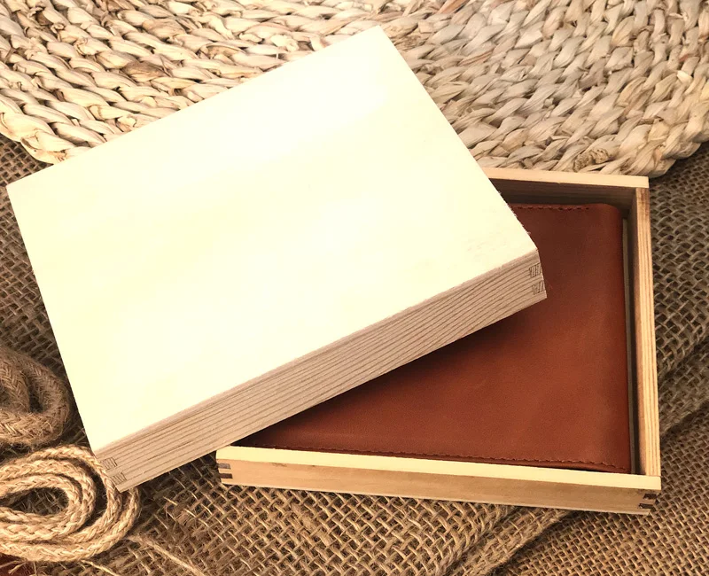 Мужской бумажник-RFID Блокировка Воловья Кожа винтажный двухскладной кошелек в