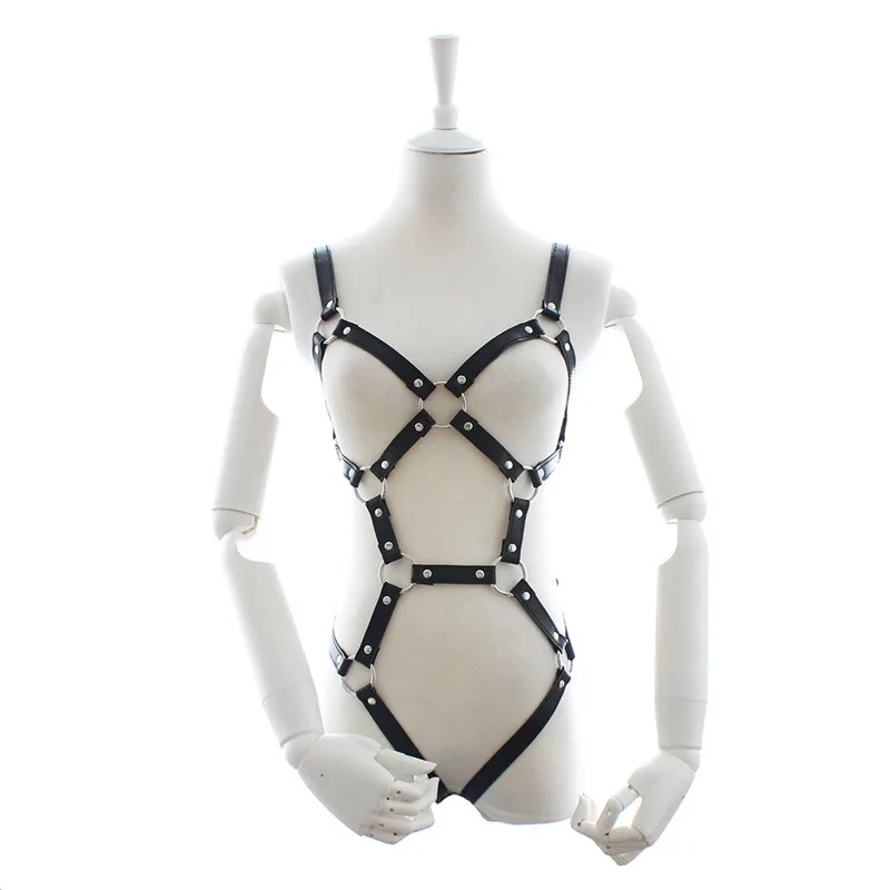

Adult Products Sex Toys For Women Erotic Body Harness Bondage Restraints Fetish Exposed Breast Open The Crotch Sex Accessories