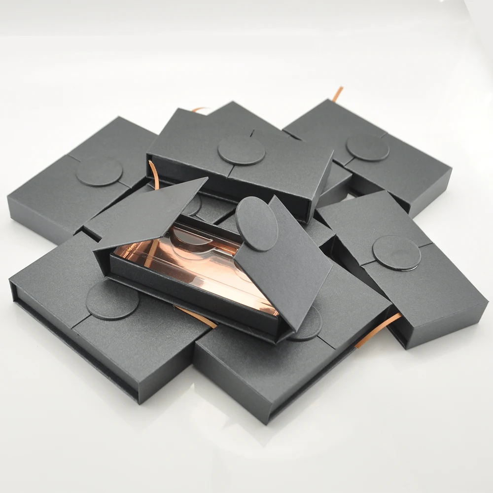 Упаковка для ресниц 25 мм магнитная коробка накладных с логотипом на