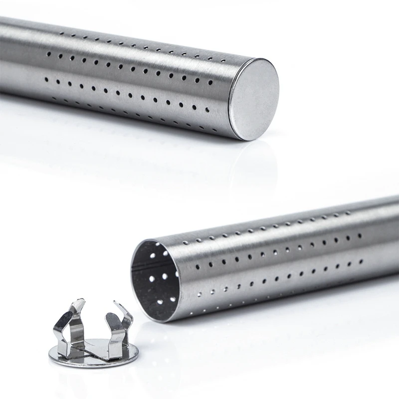 100 шт чайные фильтры 304 нержавеющая сталь чайная палочка трубка длинный Чайный