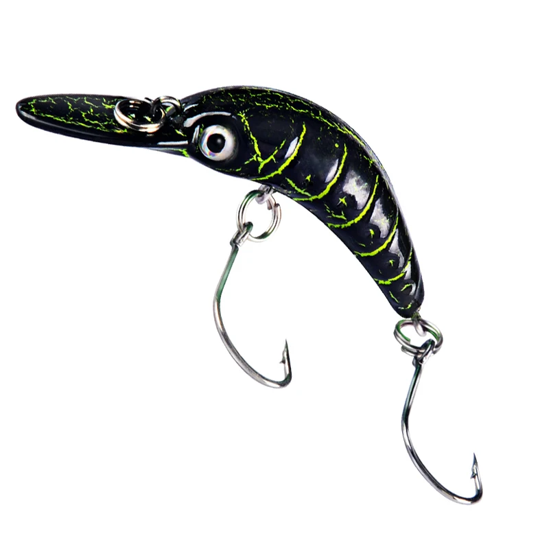 

1PCS Minnow Fishing Lure 50mm 2.5g Floating Hard Bait Wobbler Jig Bait Crankbait Carp Striped Bass Pesca Fishing Tackle SwimBait
