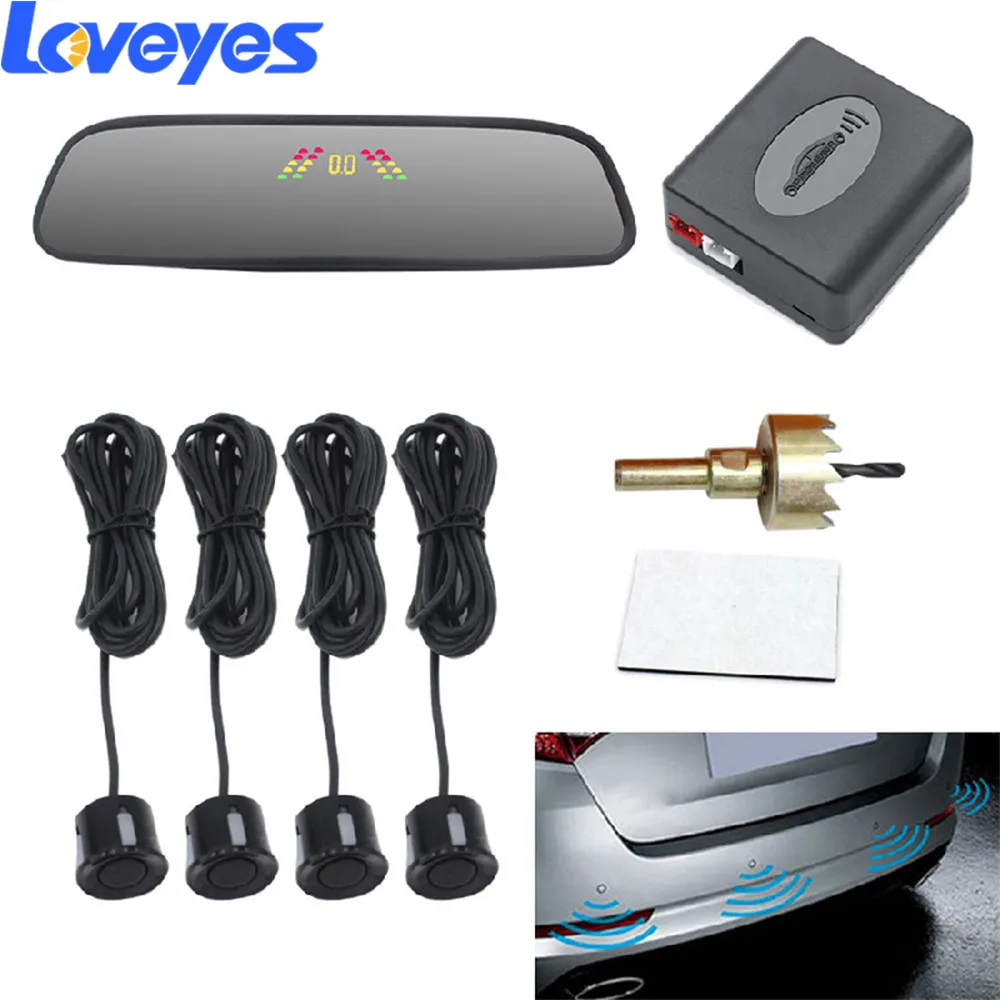 Автомобильный парковочный радар монитор датчик движения задним ходом звуковой
