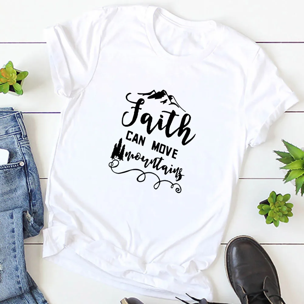 Женская футболка с коротким рукавом и круглым вырезом | одежда