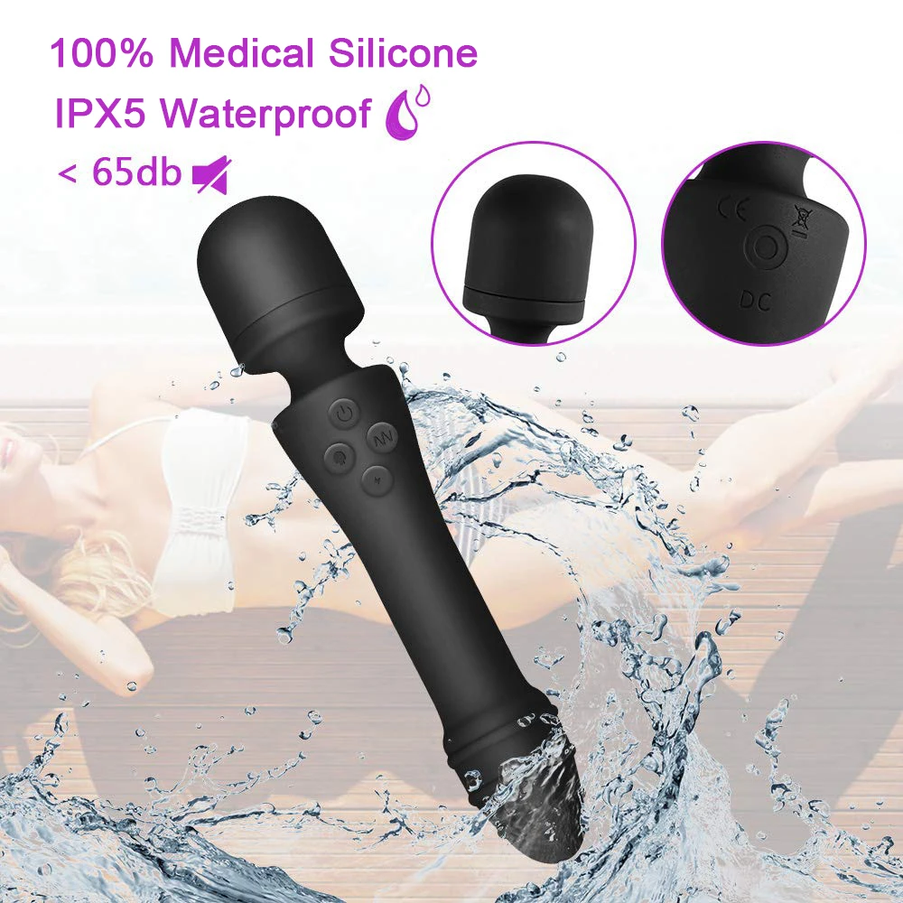 Отопление двойной AV палочка Вибратор Интимные Игрушки для женщин женские