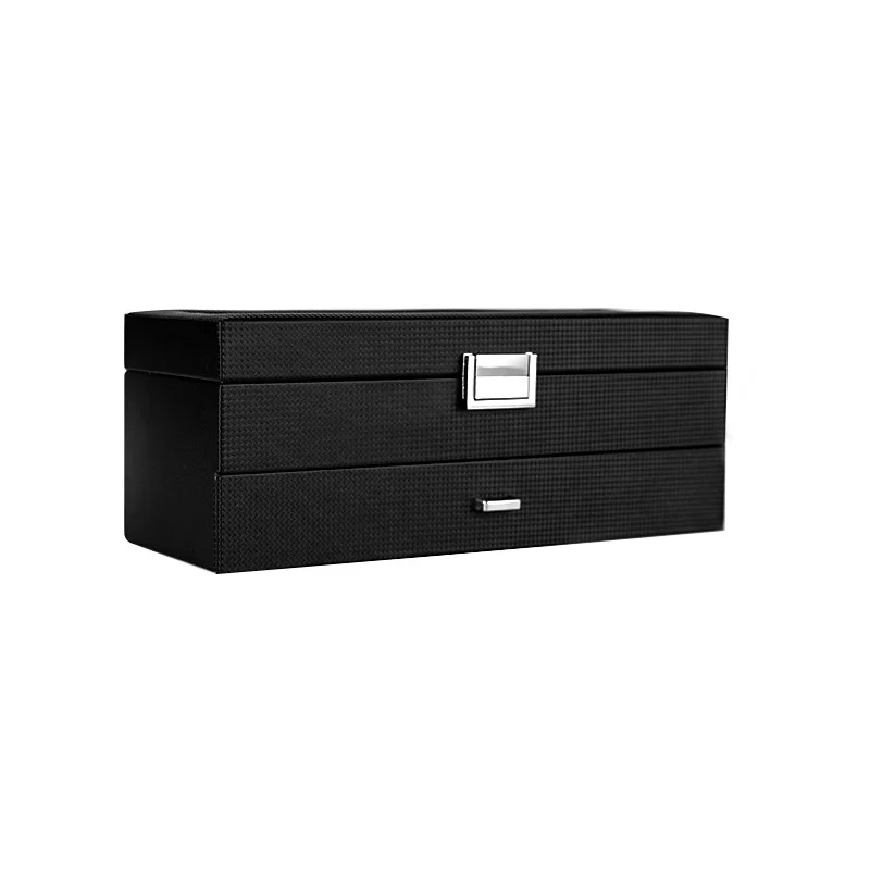 Роскошный футляр для часов чехол из углеродного волокна деревянный дисплей