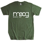 Мужская брендовая футболка Летняя Хлопчатобумажная футболка MOOG футболка синтезатор студийная клавиатура музыкант ** различные цвета *