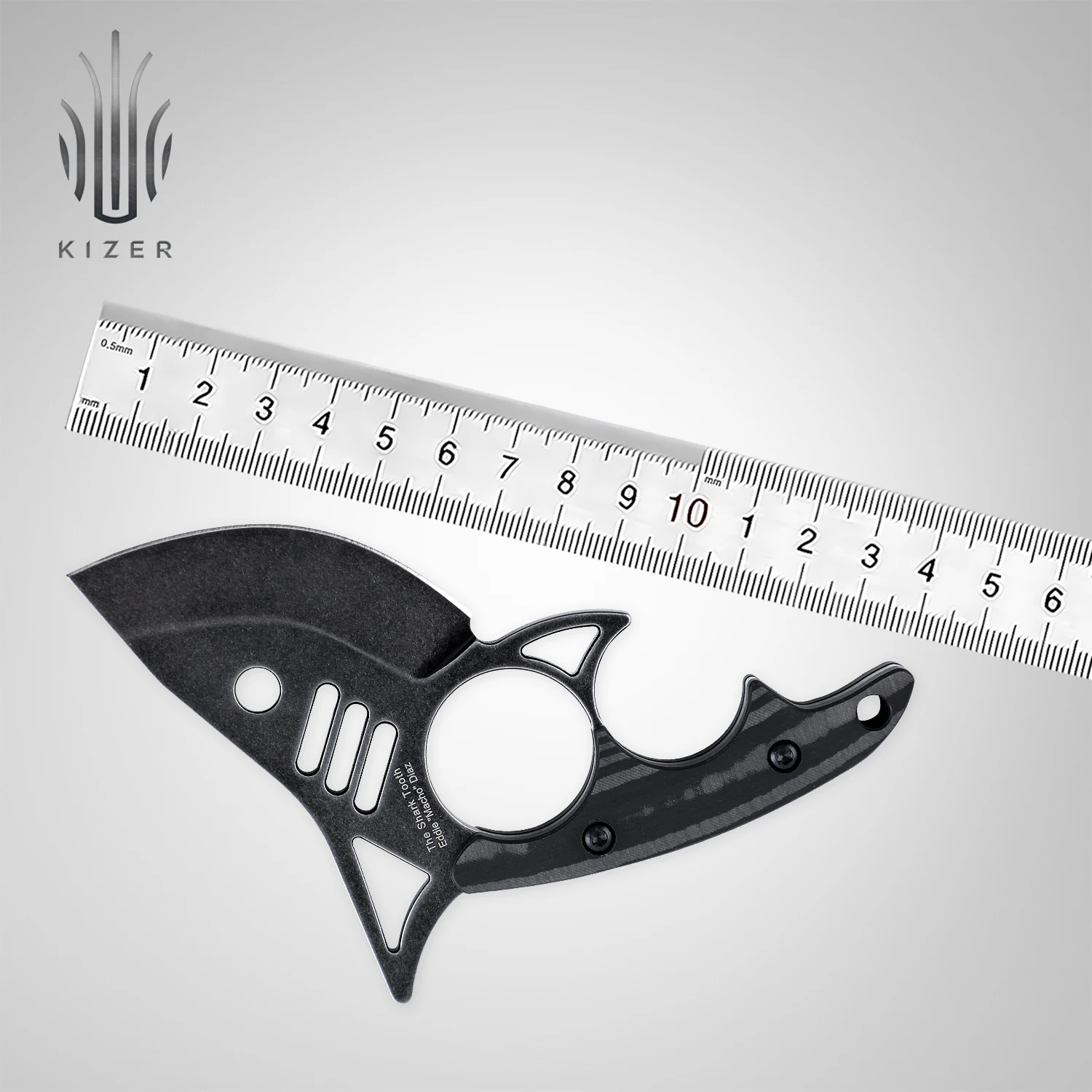 Нож Kizer с фиксированным лезвием 1043N1/1043N2 нож для выживания из нержавеющей стали N690