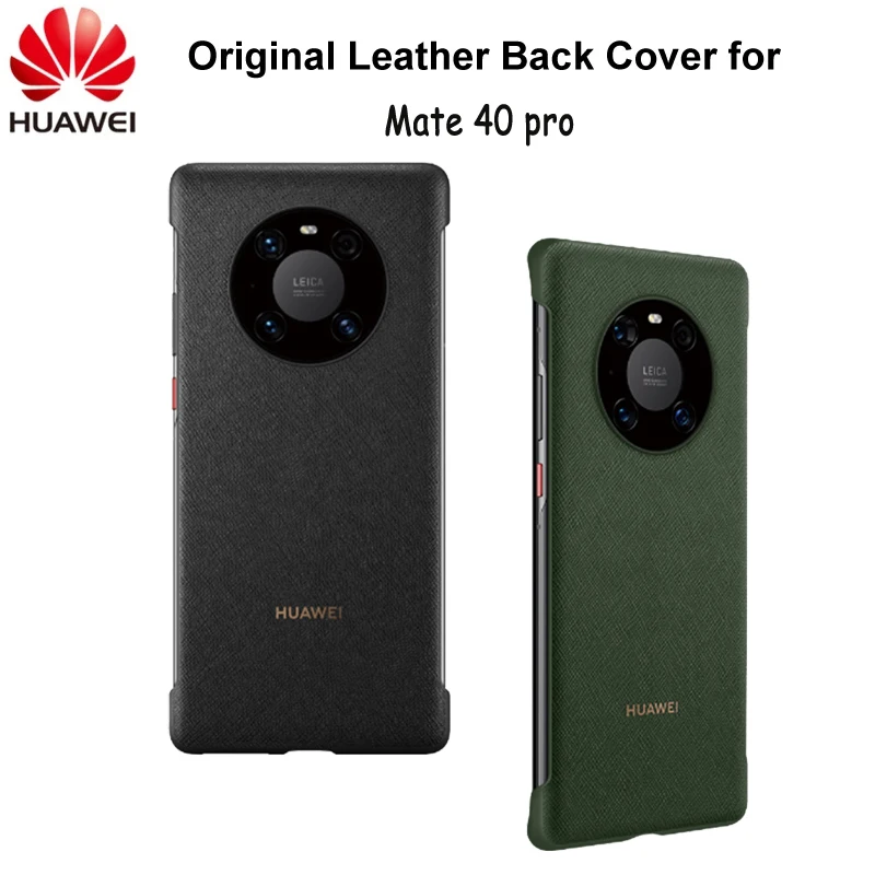 

Оригинальный чехол для HUAWEI Mate 40 Pro, задняя крышка из искусственной кожи, защитный чехол для Mate40 pro