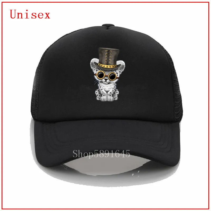 Женские солнцезащитные козырьки в стиле стимпанк с изображением снежной