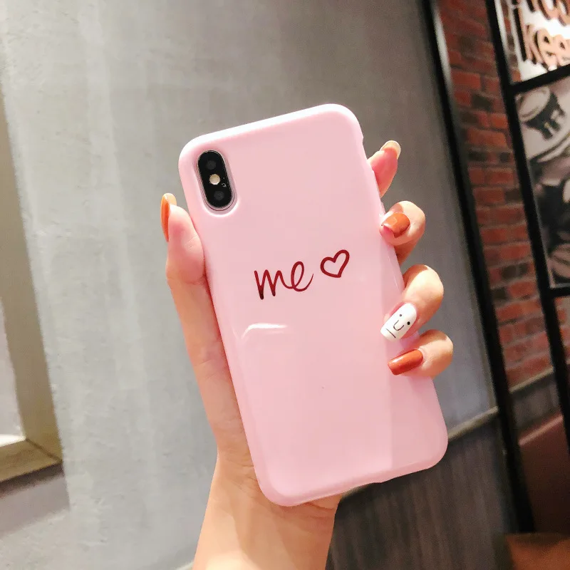 Глянцевый Little Love iphoneXS/Max мобильный телефон чехол iphone7plus/8 мягкая оболочка женские