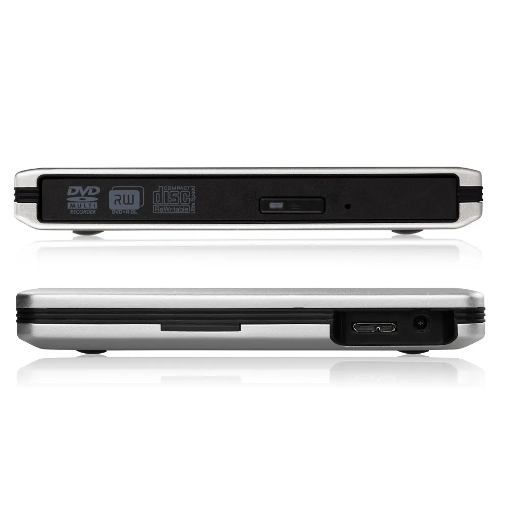 Внешний USB 3 0 DVD/CD RW горелки Привод совместим с ноутбуком Настольный ПК Windows Linux OS