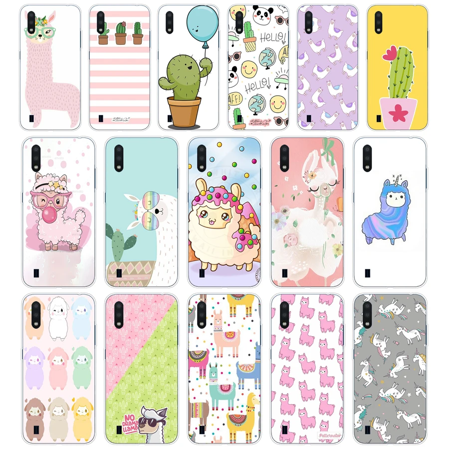 103AA милые лама-альпака животных чехол для телефона из мягкого силикона ТПУ с
