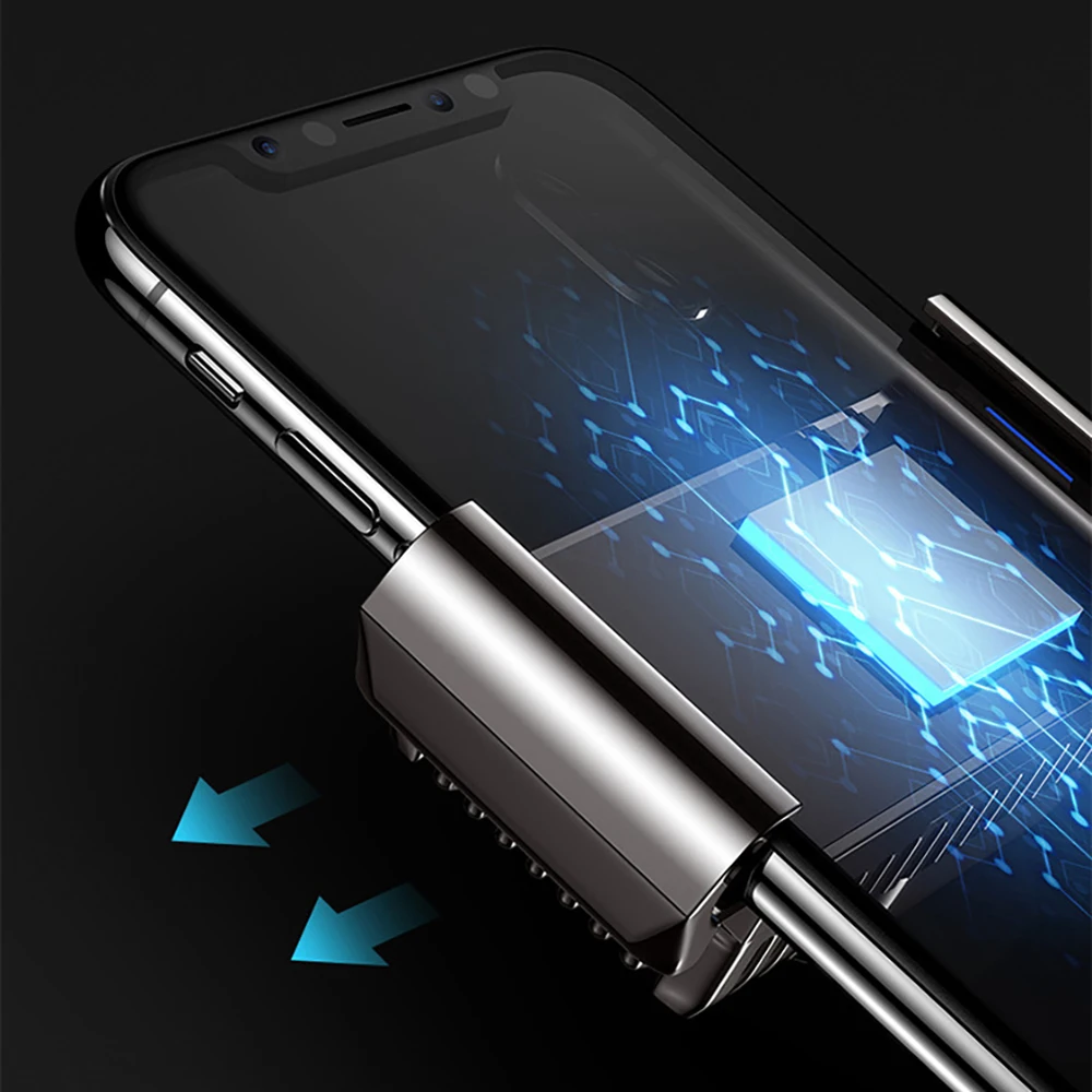 Охлаждающий кулер для телефона для iPhone XR samsung S10 huawei Android игровой держатель для телефона игровой охлаждающий игровой радиатор аудио Aux радиатор