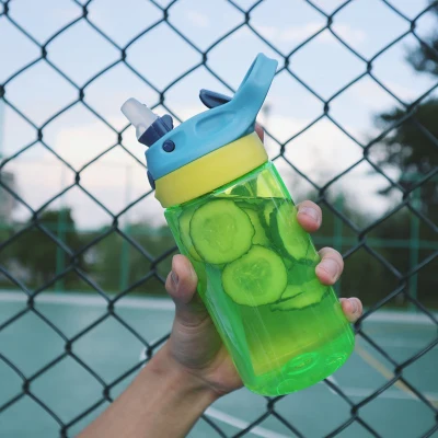 green Бутылки для питьевой воды для детей Спортивная бутылка для воды Bpa посуда для напитков бутылка для воды - Цвет: green