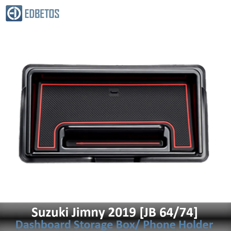 Ящик для хранения приборной панели, органайзер для Suzuki Jimny, внутренний держатель для телефона, лоток Jimny, Многофункциональная подставка для телефона, консоль