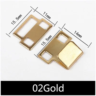 02Gold Meetee 30/50 комплектов Медь металлический крючок для брюк шуба невидимая кнопка крючок для юбки на брюки Регулируемая застежка аксессуары для шитья CN047 - Цвет: 02Gold