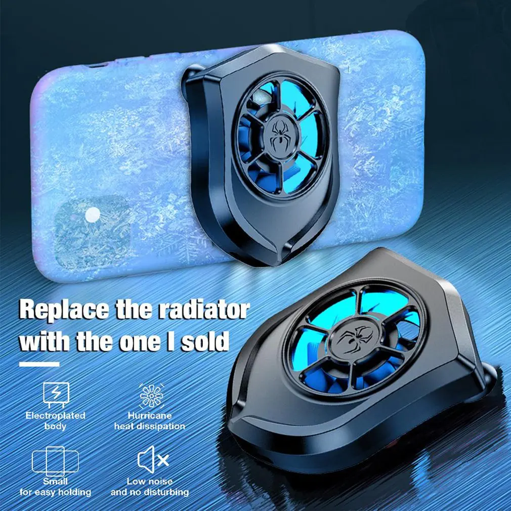 

Мобильный телефон Универсальный охлаждающий вентилятор для сотового телефона, беззвучный вентилятор для быстрого охлаждения телефона, ра...