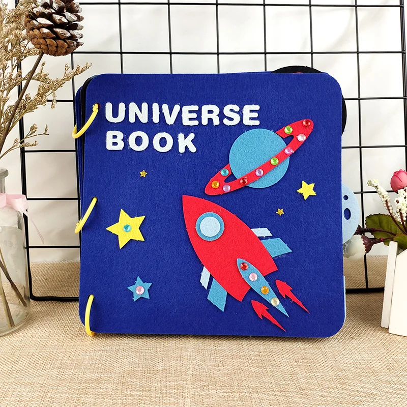 Войлочные тихие книги 6 стилей мама Сделай Сам моя первая книга ребенка раннее