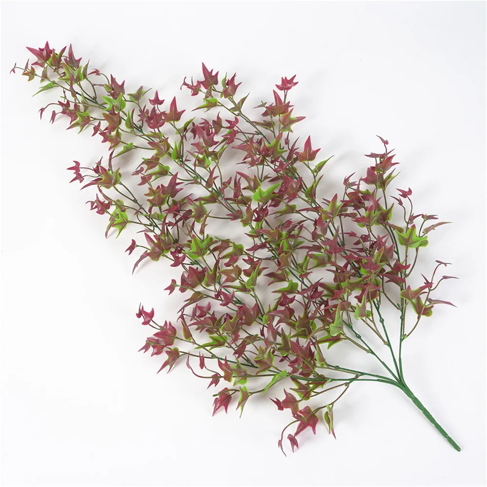 

Artificial Plants Vine Ivy Leaf Garland Evergreen Plants Fake Sweet Potato Leaves Rattan Hanging Home Wedding Flowers Rattan