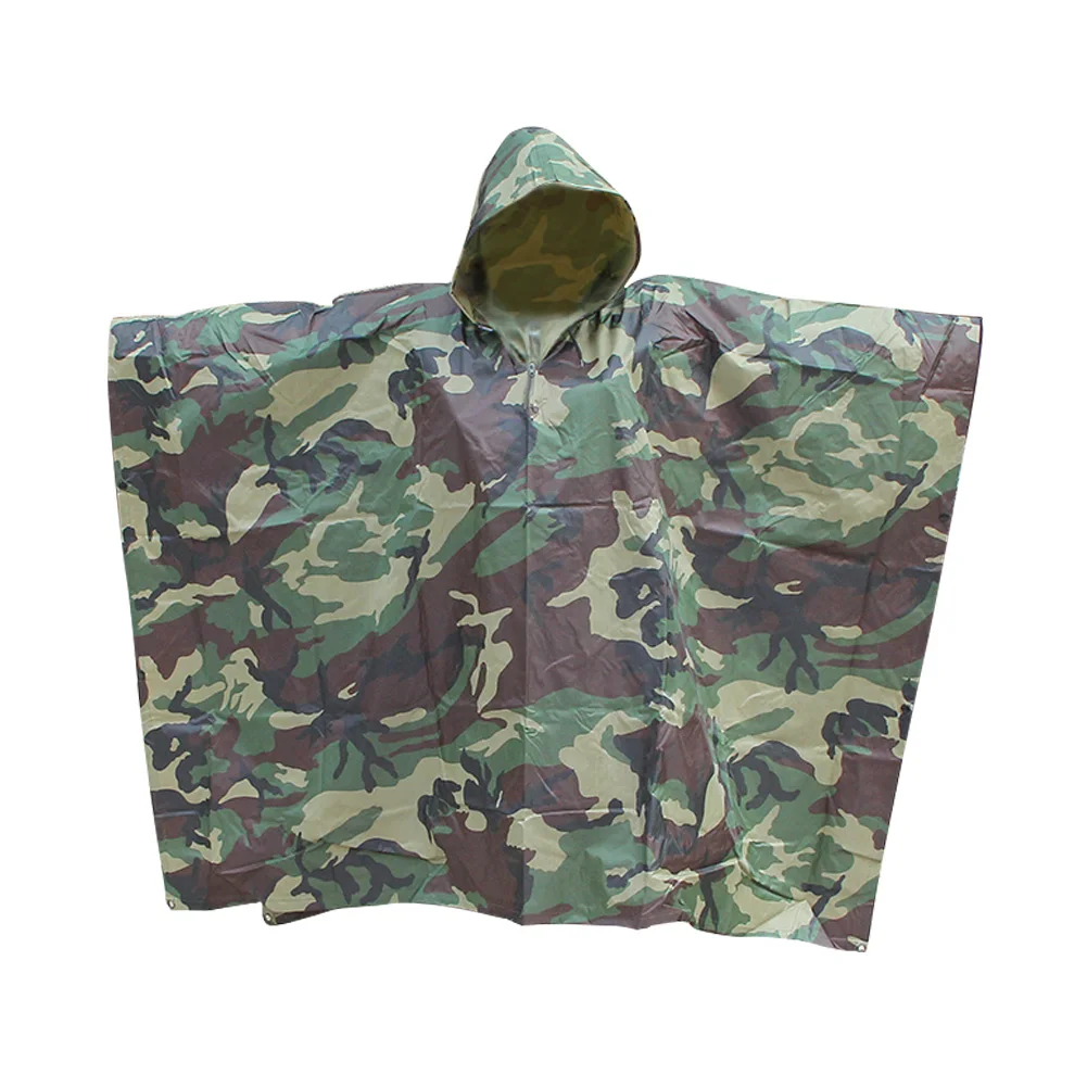 3 в 1 Многофункциональный дождевик охотничий с капюшоном для походов на открытом
