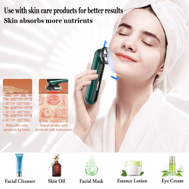 RF & EMS мезотерапия лица радиочастотной подтяжки кожи омолаживающий уход за кожей