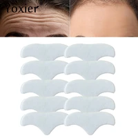 10pcs forehead stickers anti wrinkle anti aging moisturizing locking water nourishing smoothing forehead lines beauty skin care