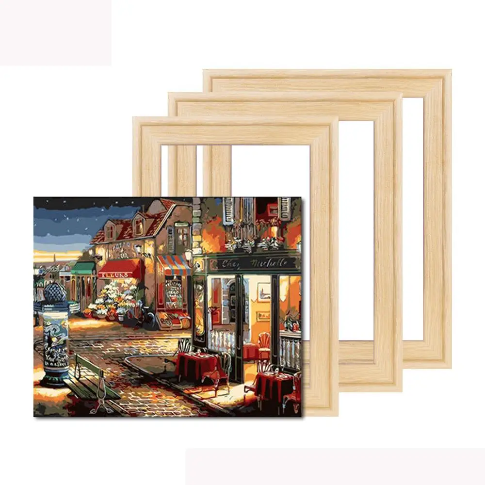 

Wood Frame For Canvas Oil Painting Professional Stretcher Strips Bars Nature Wood DIY Frame Picture Inner Frame Wall Art