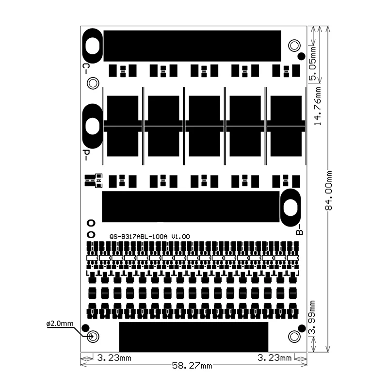 6S до 17S 50A 3,2 V 3,7 V BMS 18650 Ternary полимерный литиевый аккумулятор 10S 13S 16S Lifepo4 BMS Lipo балансировочная плата защиты