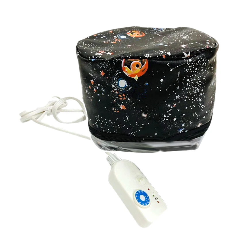 

Top Sale Electric Steam Cap 3 Gears Adjustable Heating Temperature Hair Care Tool SPA Beauty Hat Thermal Nutrition Treatment EU