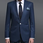 2020 индивидуальное изготовление, модный темно-синий мужской костюм с вырезом на воротнике, облегающий смокинг для жениха, для фото, костюм (пиджак + брюки)