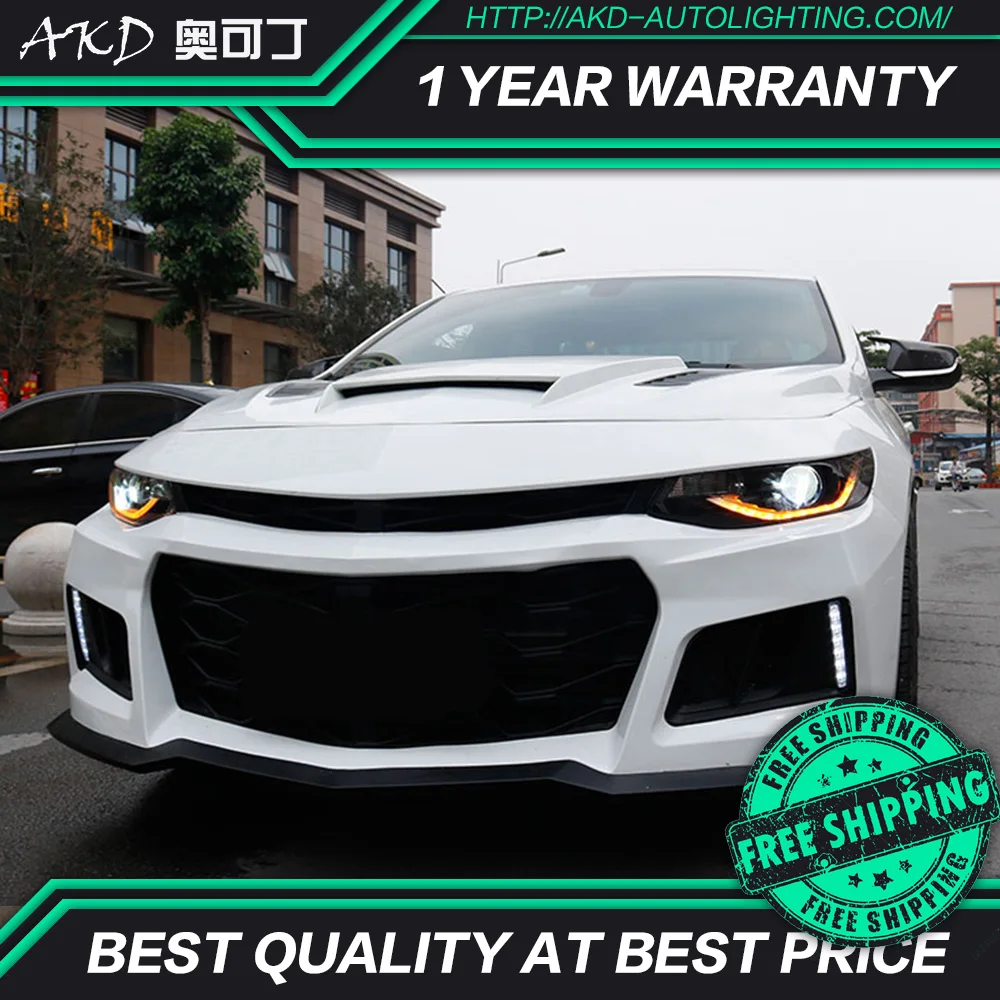 АКД автомобильного тюнинга фар для Malibu XL 2018 Шмель светодиодные фары DRL