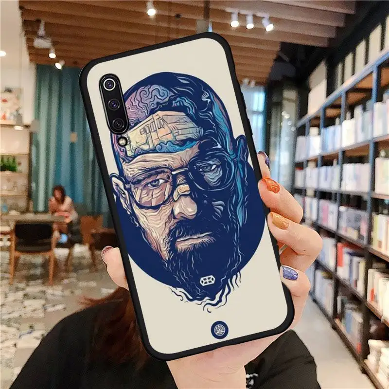 

Heisenberg Breaking Bad Phone Case black For Xiaomi Redmi mi note 7 8t 9 9t 9s 8 10 10t 11 pro lite K20 max 3