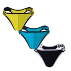 Комплект мужских трусов из 3 шт.лот, мужское нижнее белье, хлопковые Сексуальные трусы-джоки, дышащие мужские трусы, мягкие трусы с U-образным мешочком