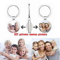 mom and dad children%e2%80%99s photo custom fashion keychain diy picture private custom photo for family holiday gift keychain