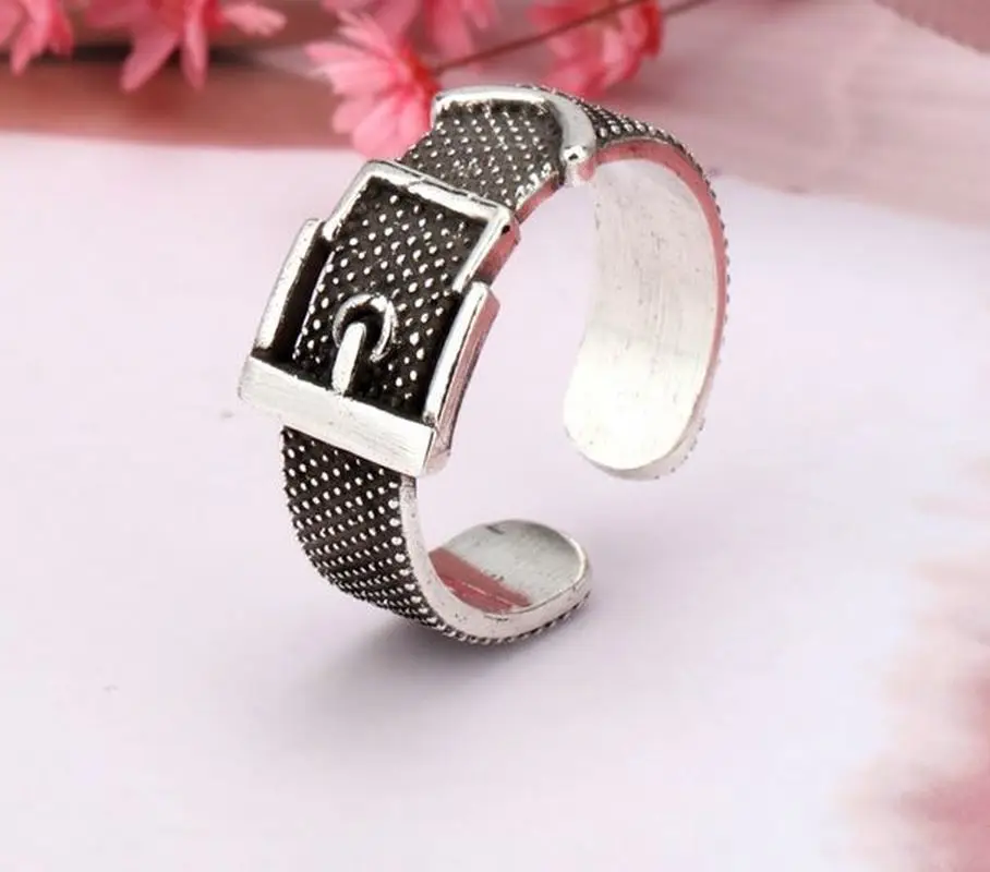 Новое Женское Ретро тайское серебрянное кольцо ретро тканые женские модели