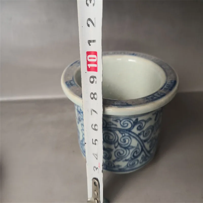 Chinese Old Porcelain Blue And White Flowerpot | Дом и сад