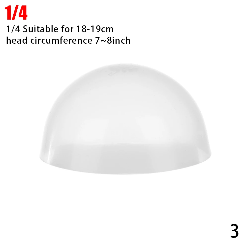 3 Кукла-специфический фиксированный парик Головные уборы силиконовые головные уборы против скольжения Анти-окрашивание для волос куклы парики крышка аксессуары 7 размеров - Цвет: 3