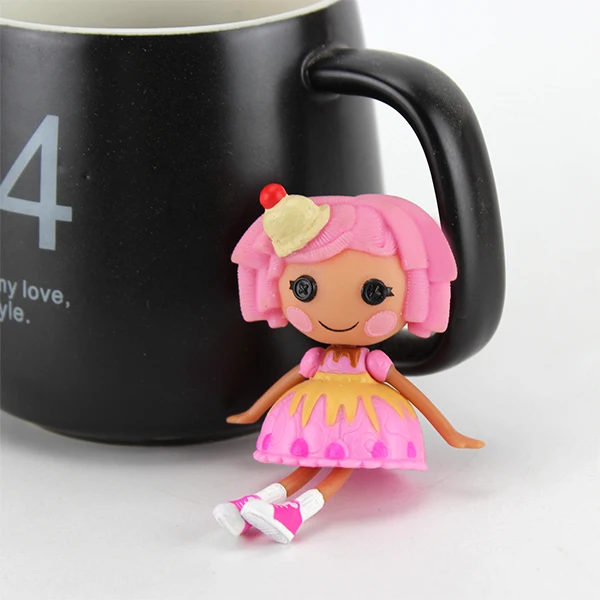 16 Новое поступление мини 3 дюймов MGA куклы Lalaloopsy Мини Куклы для девочки игрушка театр свой уникальный стиль - Цвет: 16