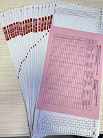 household knitting machine accessories 20pcs silver flute knitting machine sk280 pattern card 1 20