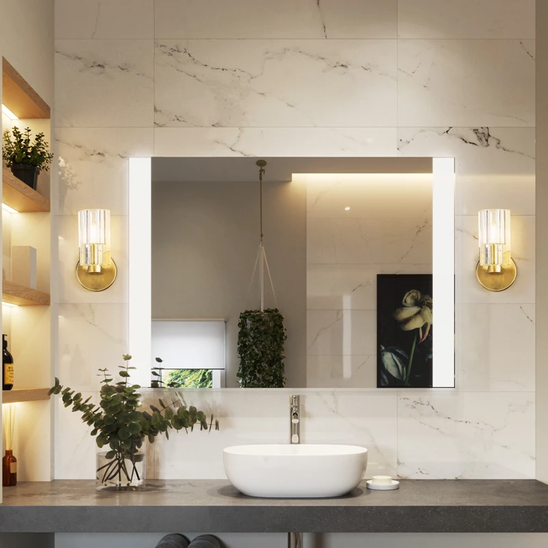 Скандинавский минимализм стеклянный глобус блеск E27 светодиодный настенный