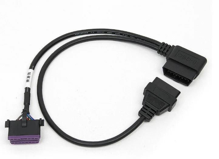 10 шт./лот заводская цена! Кабель-удлинитель OBD 2 16 Pin OBD2 штекер-двойной гнездо